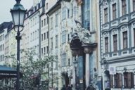 The Sendlinger Straße and Asamkirche (church) in Munich.