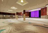 Empty ballroom at the Westin Grand Hotel.