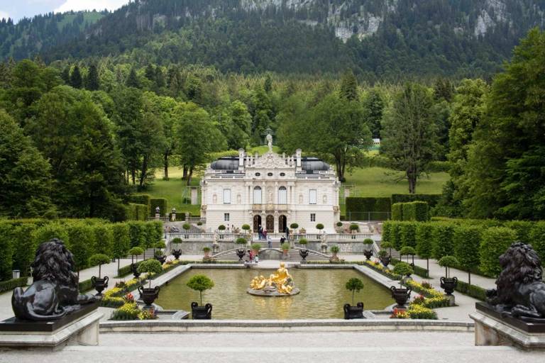 Schloss Linderhof in the hinterland of Munich.