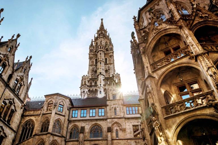 Courtyard of the Neues Rathaus in Munich.