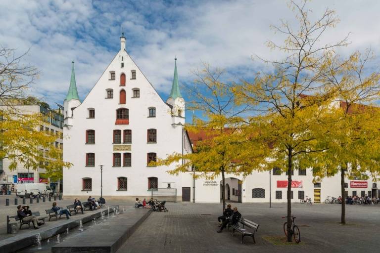 The facade of the Münchner Stadtmuseum in Munich.