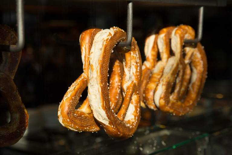 Pretzels in Munich.