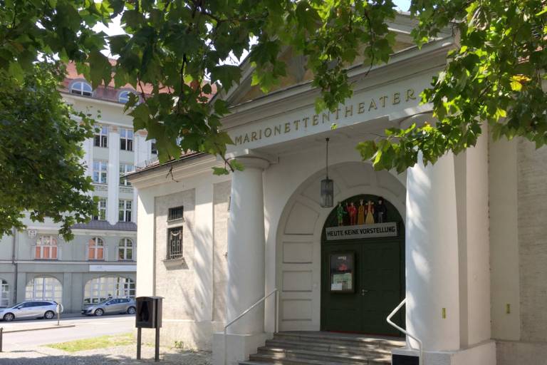 The Münchner Marionettentheater in Blumenstraße in Munich