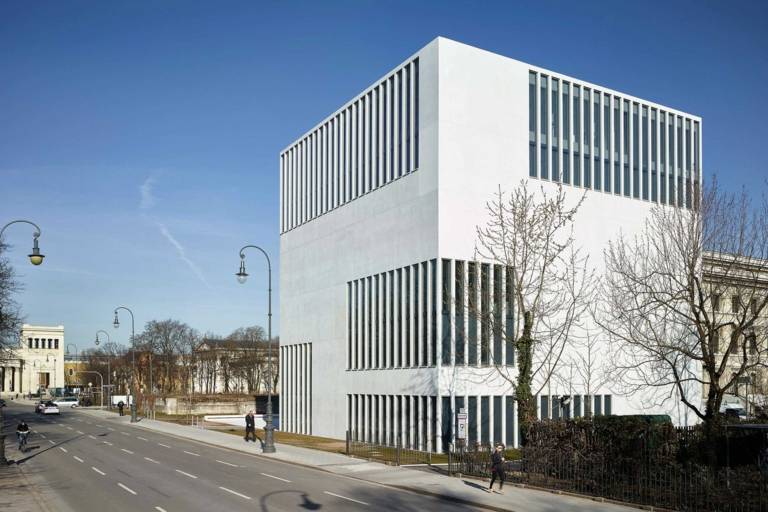 Exterior view of the NS Documentation Centre in Munich.