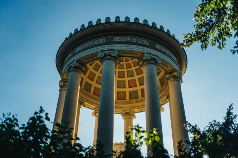 Monopteros in the Englischer Garten during summertime in Munich